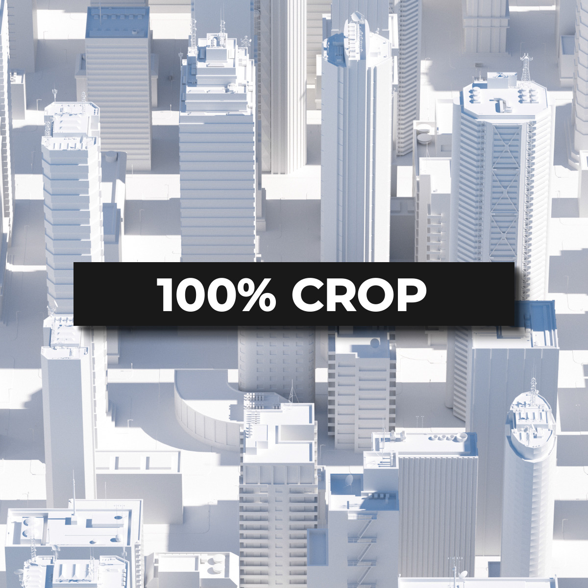 Set of different render of city in daylight Set of different render of city in daylight
