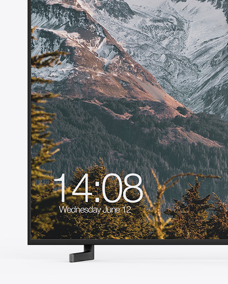 82&#034; TV Mockup