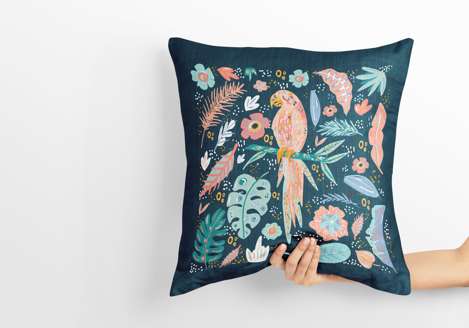 Cartoon poster animal florals background Cartoon poster animal florals background