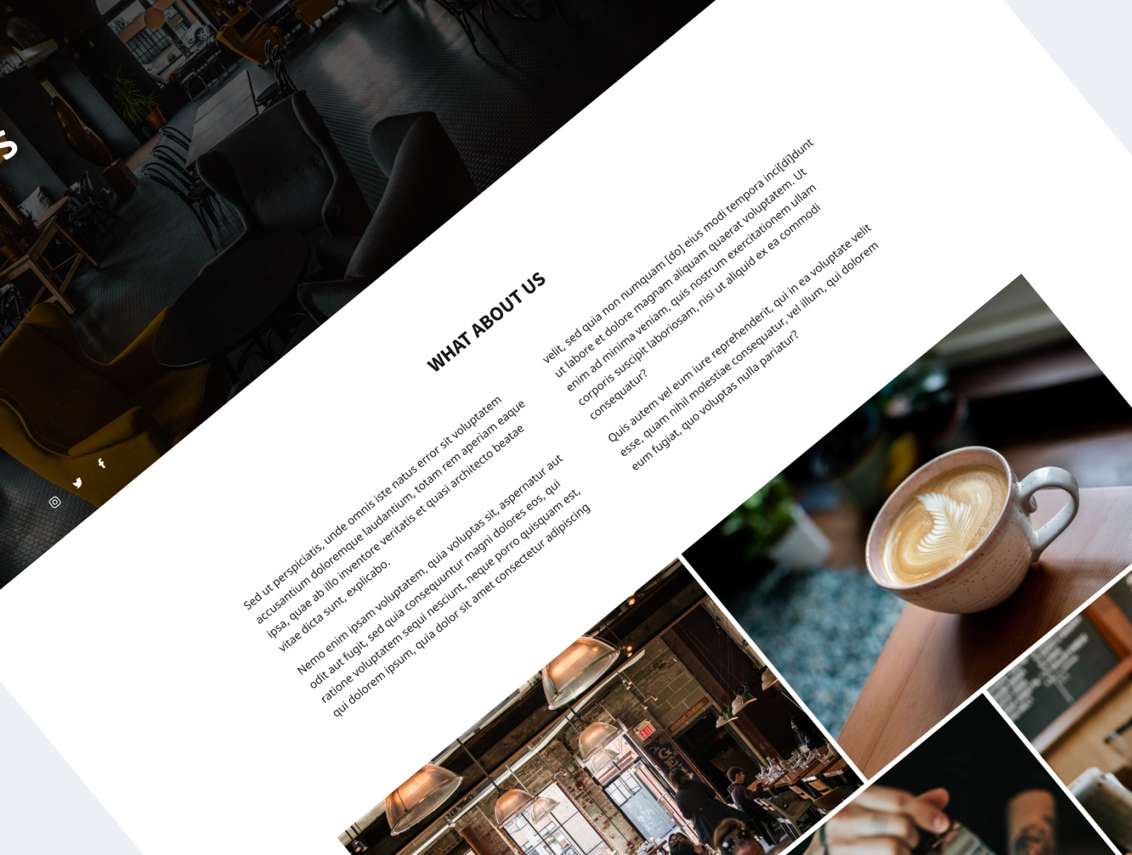 UI kit for restaurants & cafe UI kit for restaurants & cafe