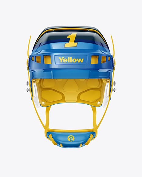 Hockey Helmet Mockup