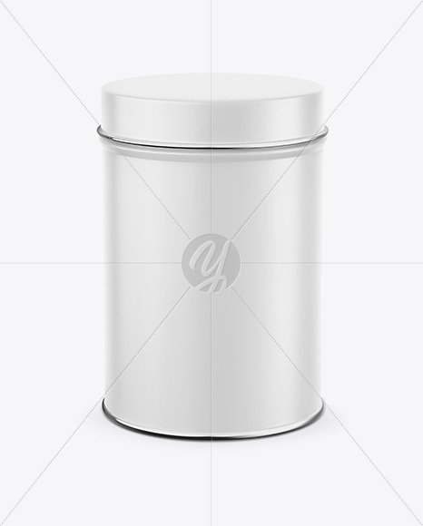 Matte Tin Can Mockup