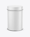 Matte Tin Can Mockup