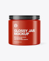 Glossy Cream Jar Mockup