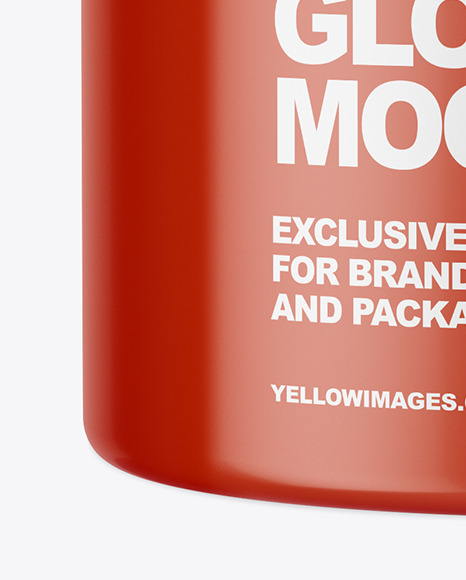 Glossy Cream Jar Mockup