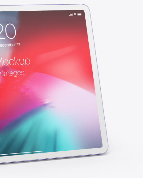 Clay Apple iPad Pro 2018 12.9 Mockup