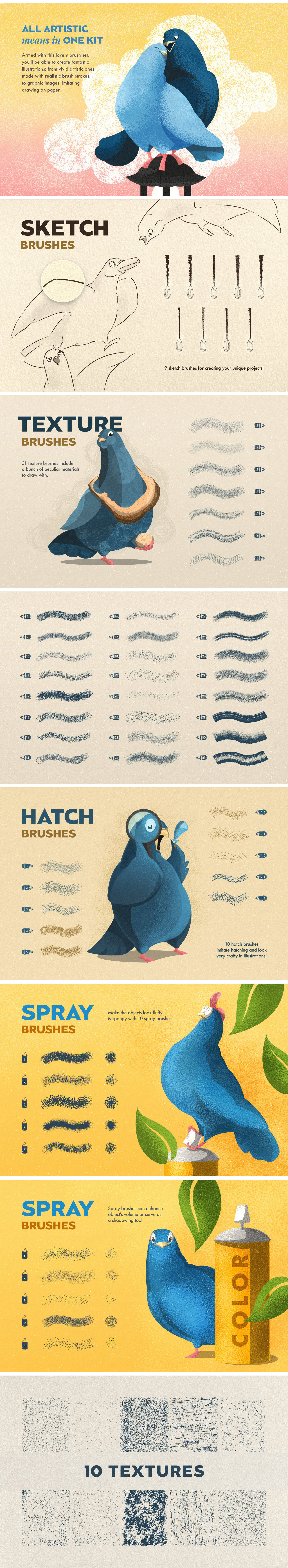 Artista Brushes for Illustrator