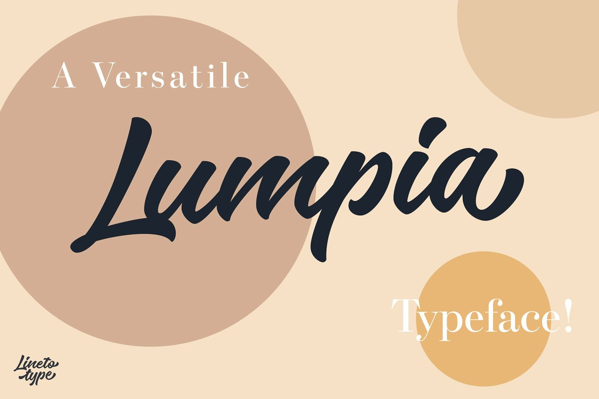 Lumpia Brush Fonts