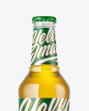 330ml Clear Glass Beer Bottle Mockup