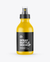 Matte Spray Bottle Mockup