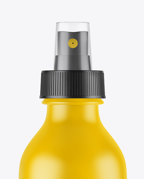 Matte Spray Bottle Mockup