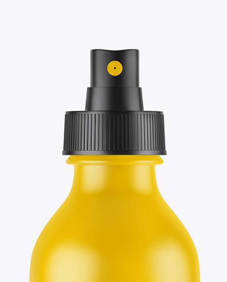 Matte Spray Bottle Mockup