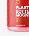 Clear Liquid Soap Bottle with Pump Mockup