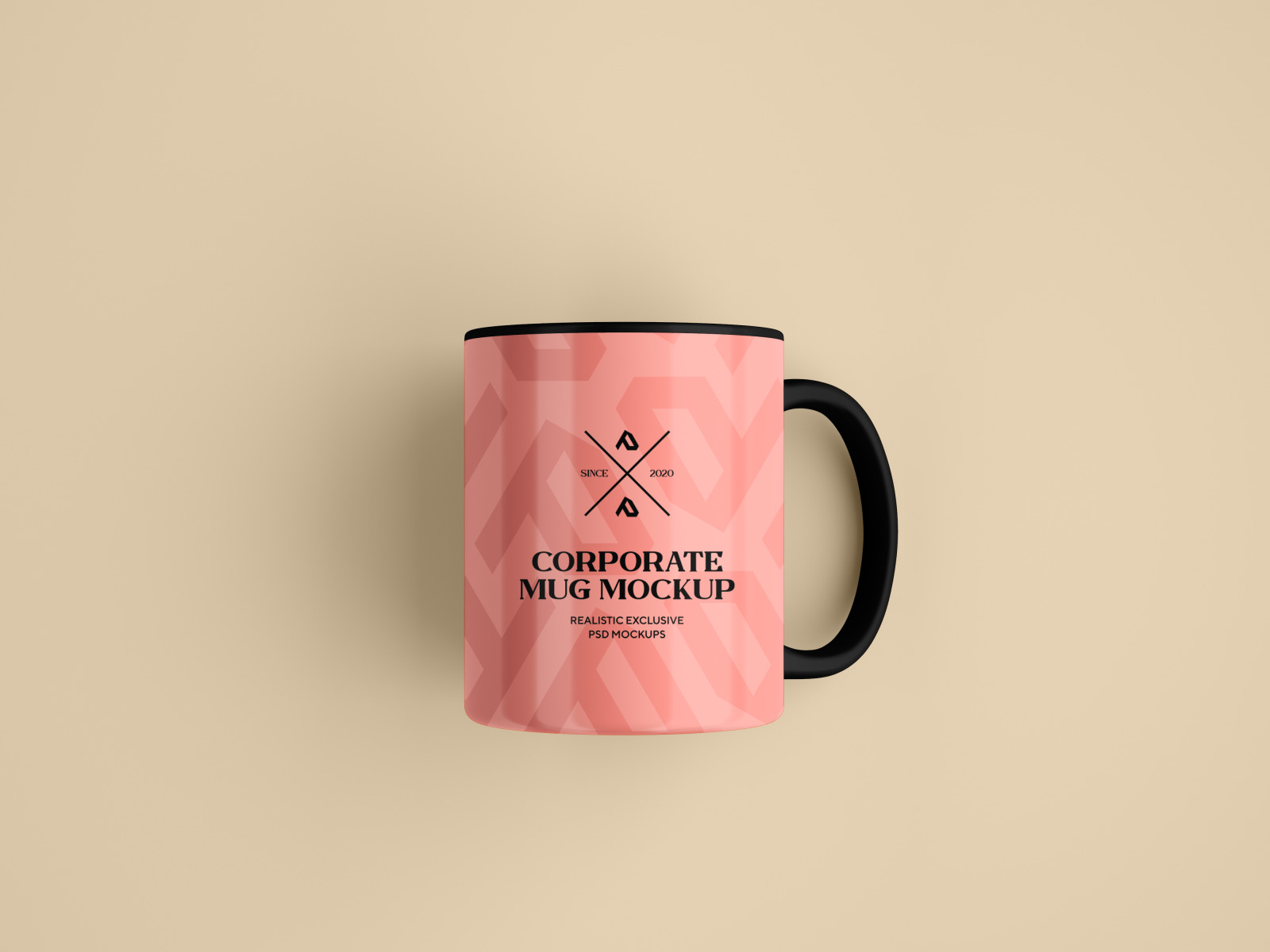 Enamel Mug and Coffee Cup Mockups Set