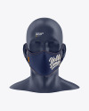 Face Mask Mockup - Front View