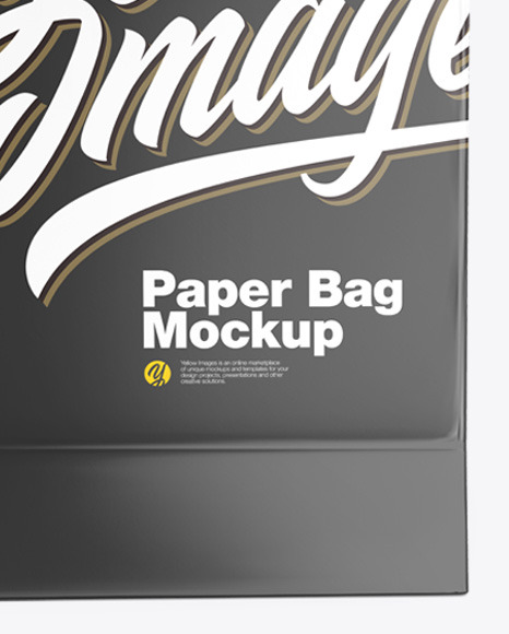 Glossy Shopping Bag Mockup