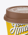 Matte Ice Cream Cup Mockup - High-Angle Shot