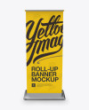 Roll-up Banner Mockup - Front View