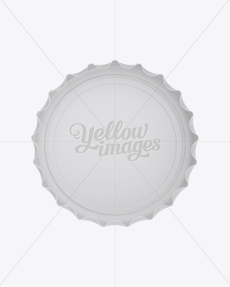 Matte Bottle Cap - Top View