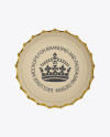 Metallic Bottle Cap - Top View