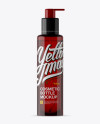 Red Spray Bottle Mockup