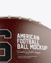 American Football Ball Mockup - Front View