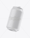 330ml Aluminium Can With Matte Finish Mockup