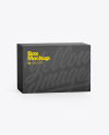 Paper Box W/ Matte Sachet Mockup