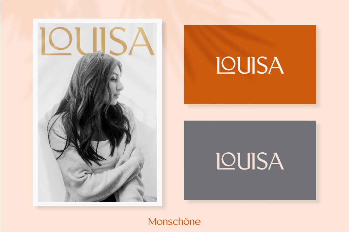 Monschone Luxury font Monschone Luxury font