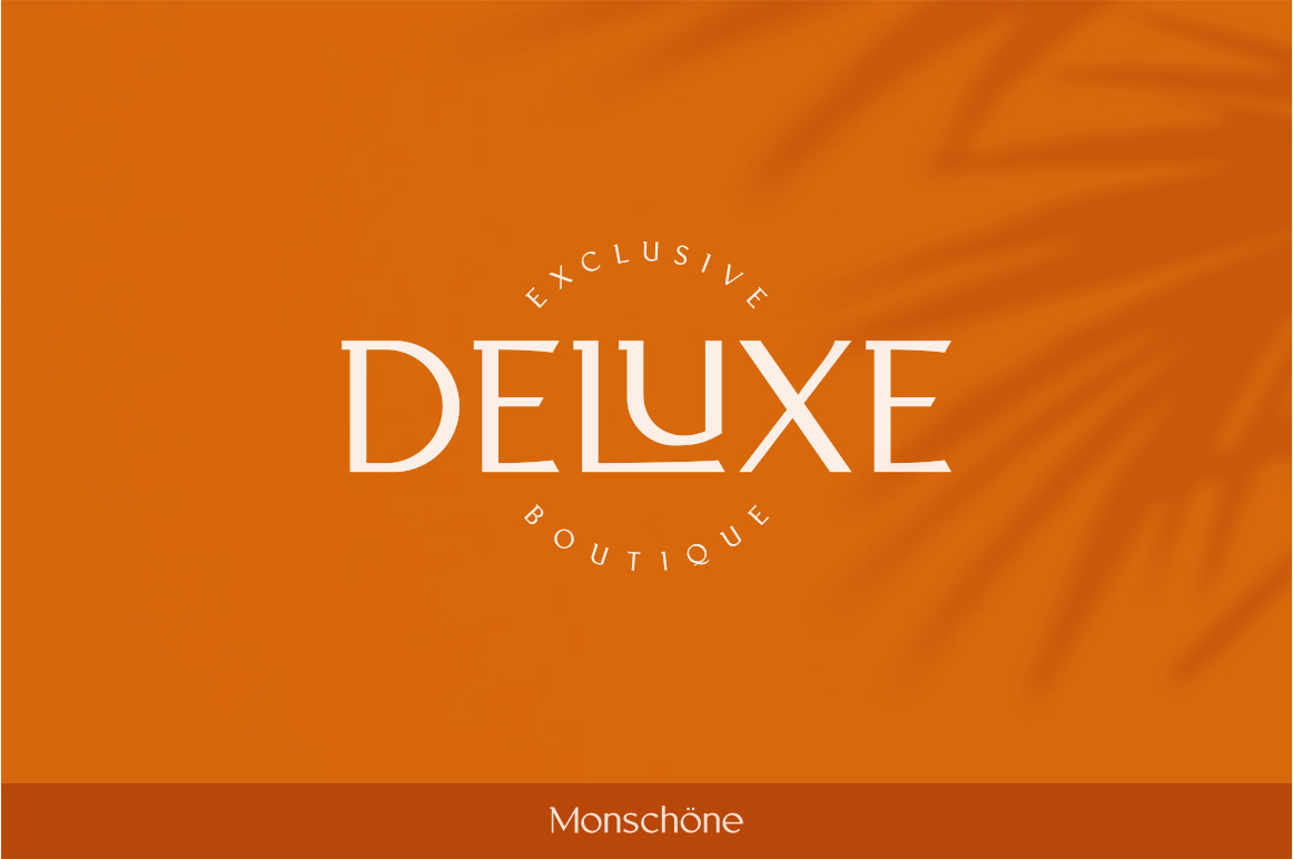 Monschone Luxury font Monschone Luxury font