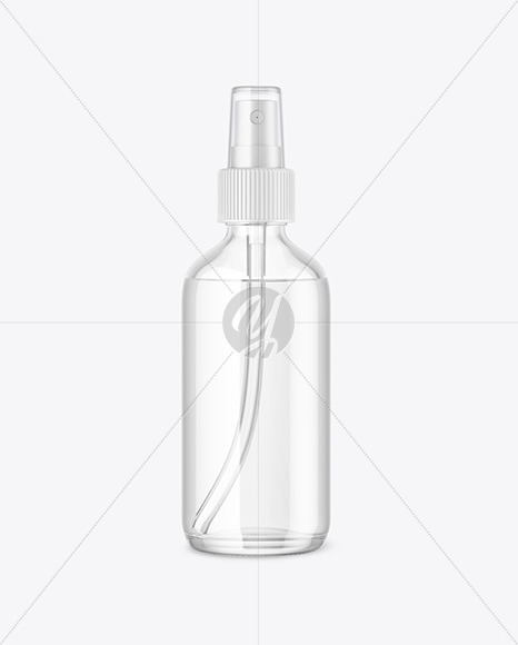 Glass Spray Bottle Mockup