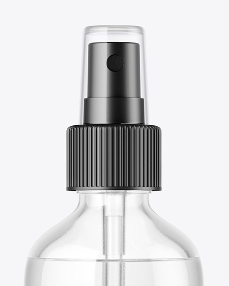 Glass Spray Bottle Mockup