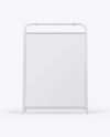 Glossy Street Stand Mockup