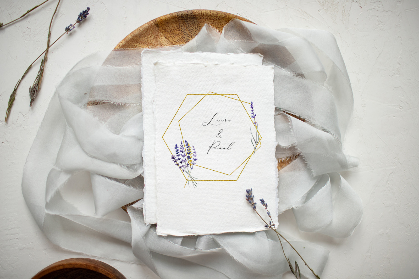 Watercolor Love Lavender Set Watercolor Love Lavender Set