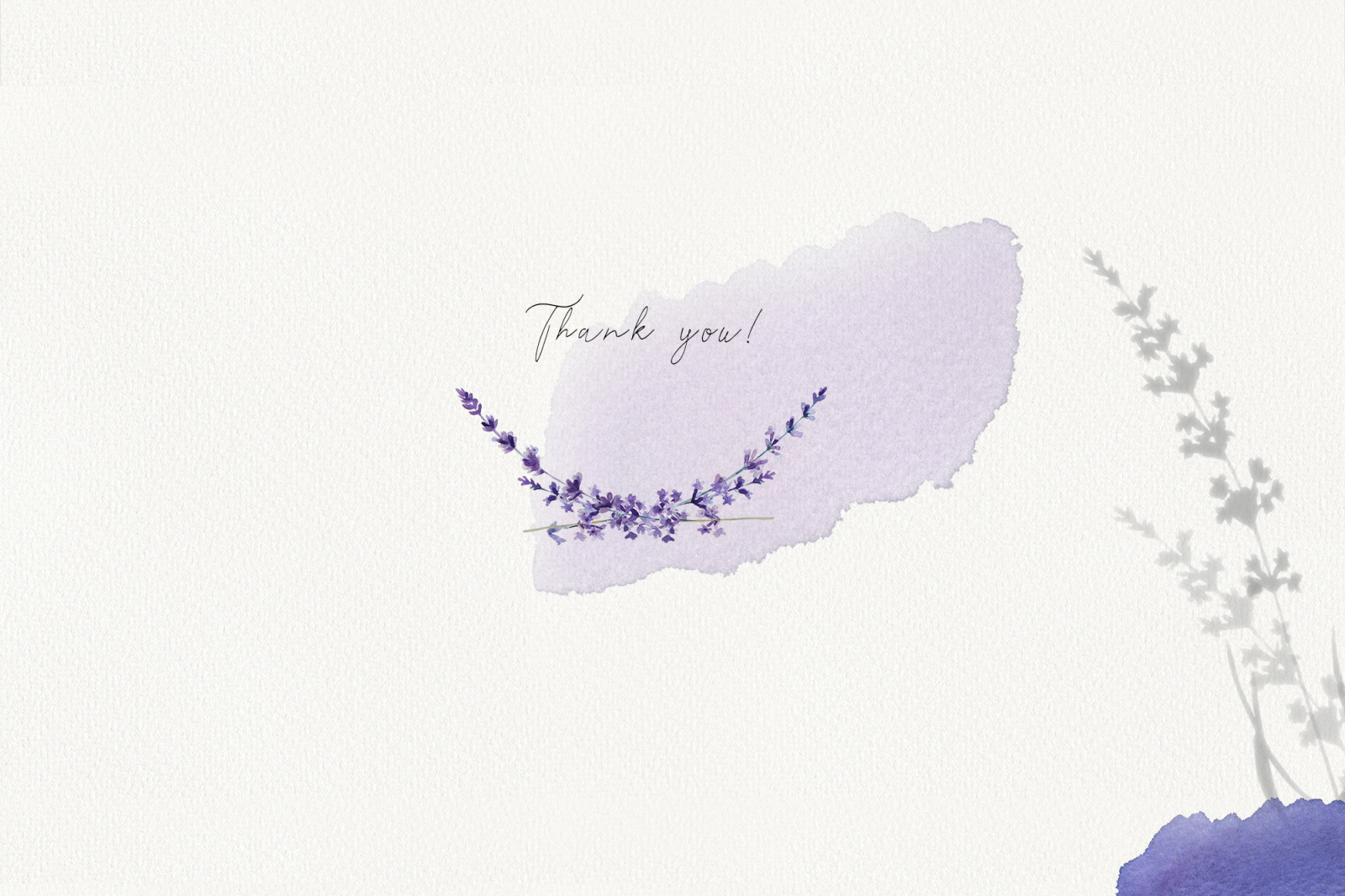 Watercolor Love Lavender Set Watercolor Love Lavender Set