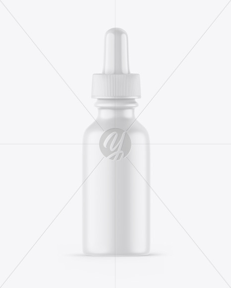 Matte Dropper Bottle Mockup