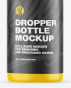 Matte Dropper Bottle Mockup