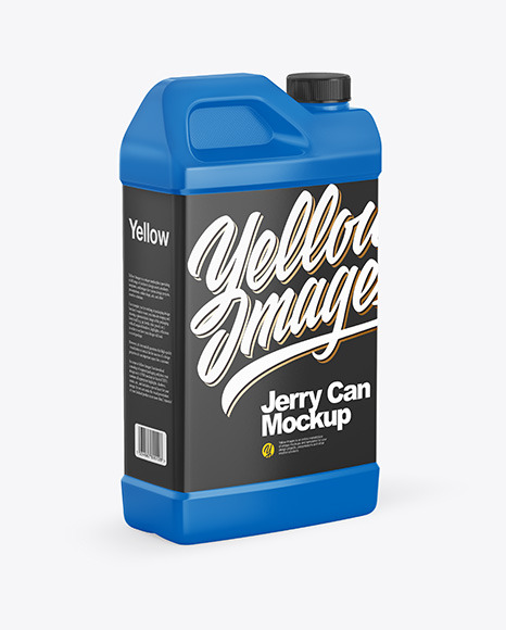 Plastic Jerry Can Mockup