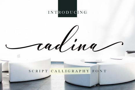 cadina script calligraphy - Original