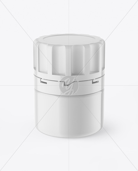 Glossy Pills Jar Mockup