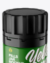 Glossy Pills Jar Mockup