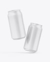 Two Matte Cans Mockup