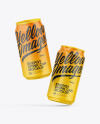 Two Matte Cans Mockup
