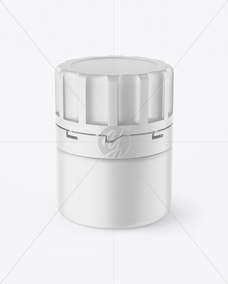 Matte Pills Jar Mockup