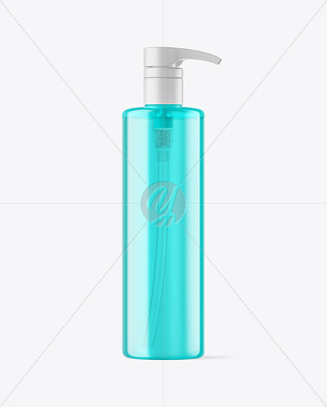 Plastic Bottle with Pump Mockup Plastic Bottle with Pump Mockup