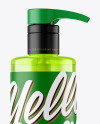 Plastic Bottle with Pump Mockup Plastic Bottle with Pump Mockup