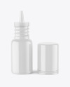 Glossy Opened Cosmetic Bottle Mockup