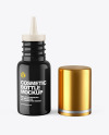 Glossy Opened Cosmetic Bottle Mockup