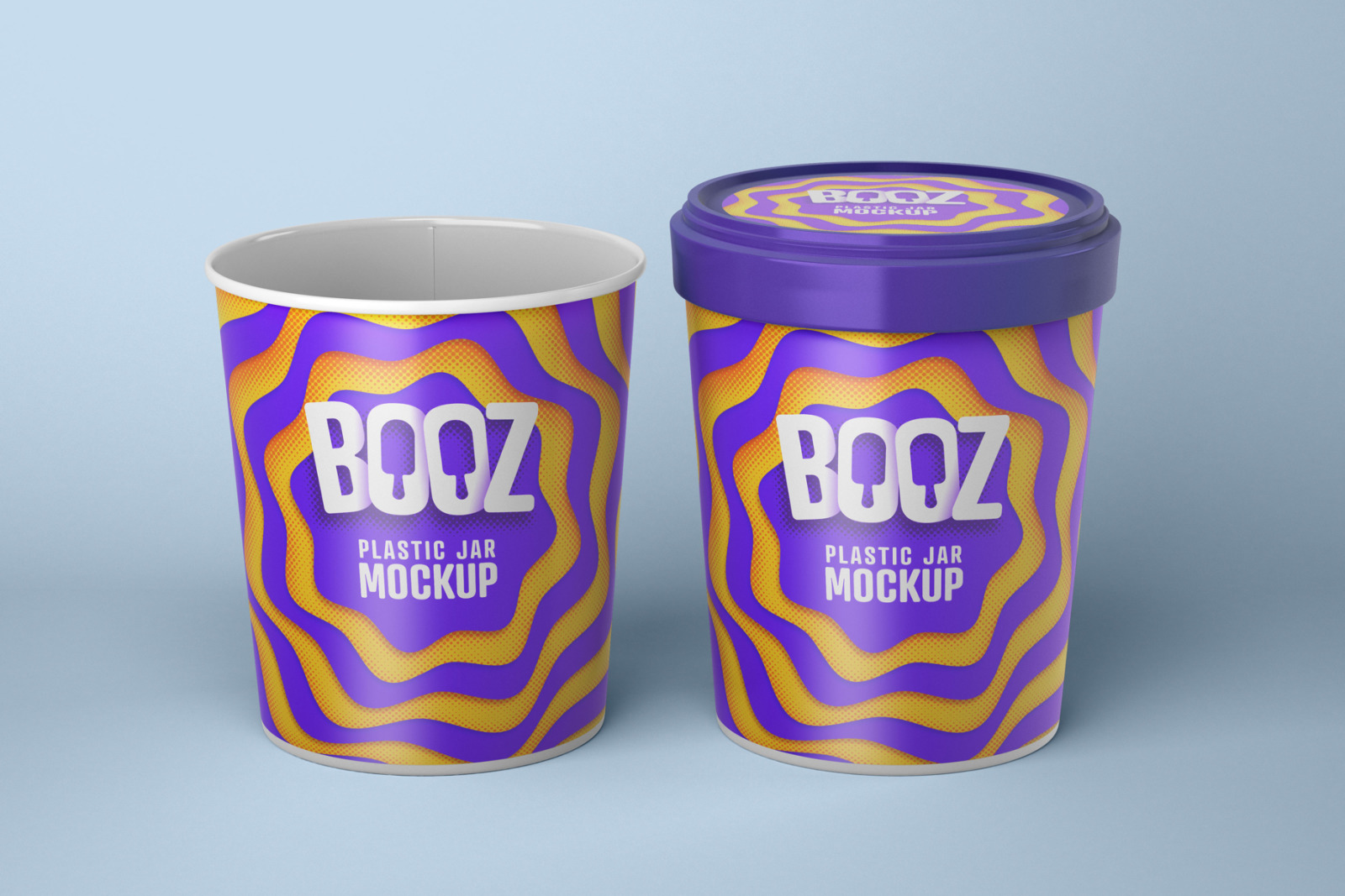 Ice Cream Cup Mockup Set | Ice Cream Box Ice Cream Cup Mockup Set | Ice Cream Box