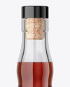 Clear Glass Port Wine Bottle Mockup